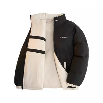 Стеганая куртка унисекс Fuerza, коричневый/белый