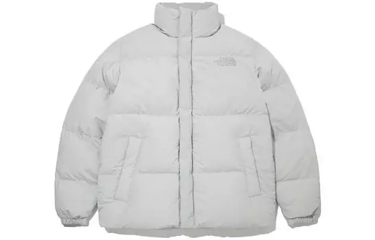 Стеганая куртка унисекс холодный серый The North Face, серый