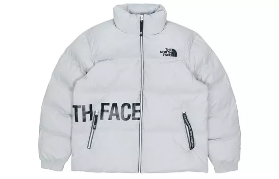 Стеганая куртка унисекс холодный серый The North Face, серый