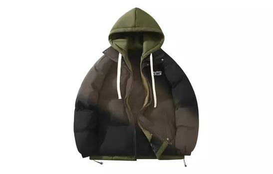 Стеганая куртка унисекс JCUI, Черный