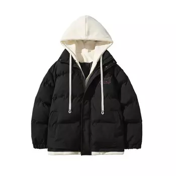 Стеганая куртка унисекс JCUI, Черный