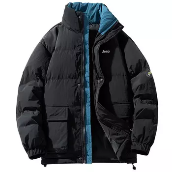 Стеганая куртка унисекс Jeep, черный