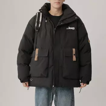 Стеганая куртка унисекс Jeep, черный