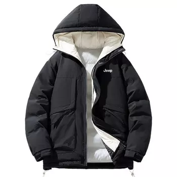 Стеганая куртка унисекс Jeep, черный