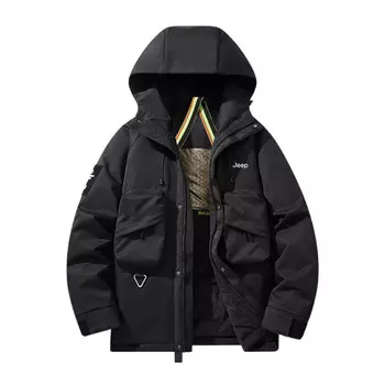 Стеганая куртка унисекс Jeep, черный