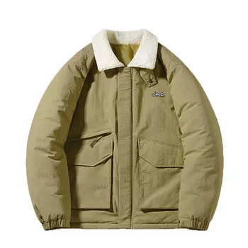 Стеганая куртка унисекс Jeep, коричневый/хаки