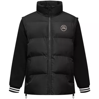 Стеганая куртка унисекс Jeep, зеленый