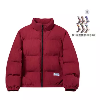 Стеганая куртка унисекс Jifffly, Бургундия