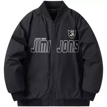 Стеганая куртка унисекс JIMI&JONS, Черный