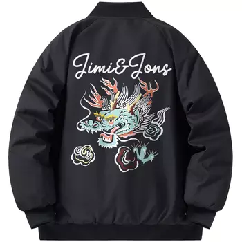 Стеганая куртка унисекс JIMI&JONS, Черный [Версия куртки]