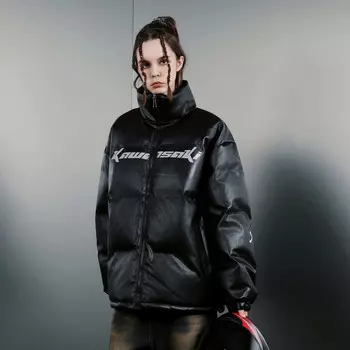 Стеганая куртка унисекс Kawasaki, черный