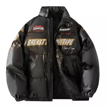 Стеганая куртка унисекс Kawasaki, черный