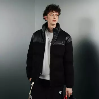 Стеганая куртка унисекс Kawasaki, черный