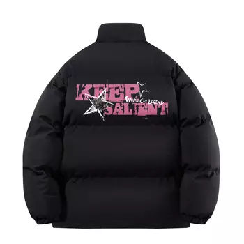 Стеганая куртка унисекс KS, Черный