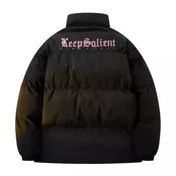 Стеганая куртка унисекс KS, Черный (утолщенный)