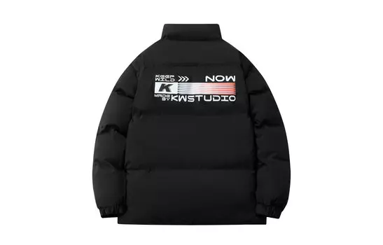 Стеганая куртка унисекс KW, Черный