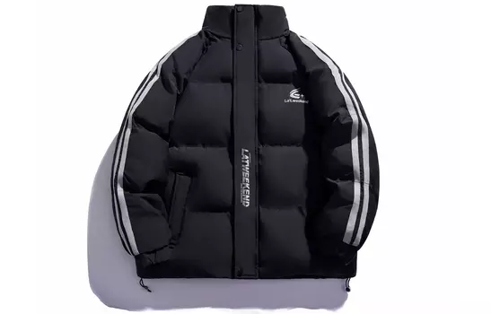 Стеганая куртка унисекс La'T.Weekend, Черный