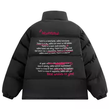 Стеганая куртка унисекс La'T.Weekend, Черный