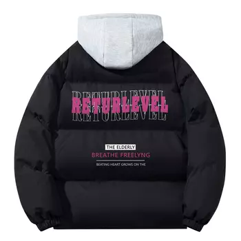 Стеганая куртка унисекс LEVEL, Черный