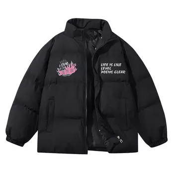 Стеганая куртка унисекс LEVEL, Темно-серый