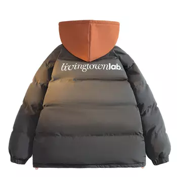 Стеганая куртка унисекс Livingtown, Черный