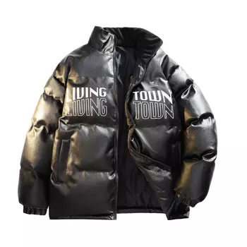 Стеганая куртка унисекс Livingtown, Черный