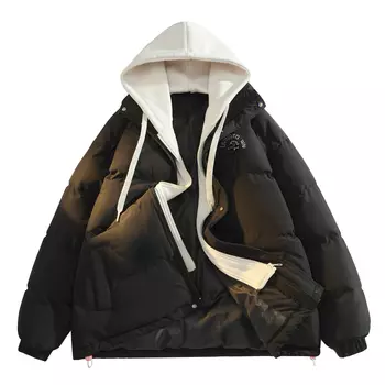 Стеганая куртка унисекс Livingtown, Черный + шляпа