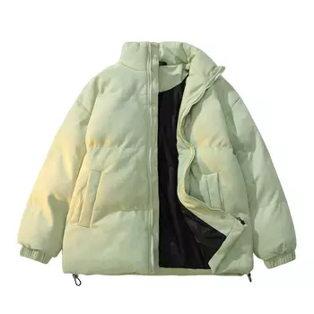 Стеганая куртка унисекс Livingtown, Темно-серый (искусственная кожа, лоскутная замша)