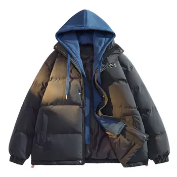 Стеганая куртка унисекс Livingtown, Темно-серый + шляпа