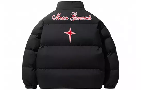 Стеганая куртка унисекс Masongarments, Черный