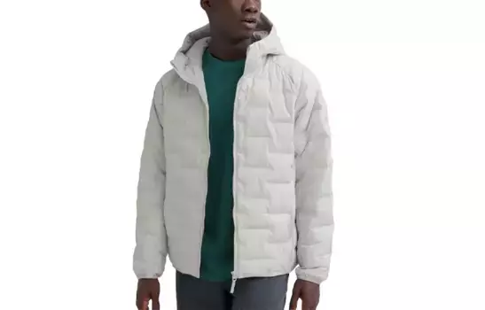 Стеганая куртка унисекс Mist White Uniqlo, белый