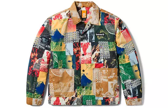 Стеганая куртка унисекс многоцветная Timberland, цвет Multicolor