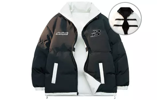 Стеганая куртка унисекс Nbno, коричневый