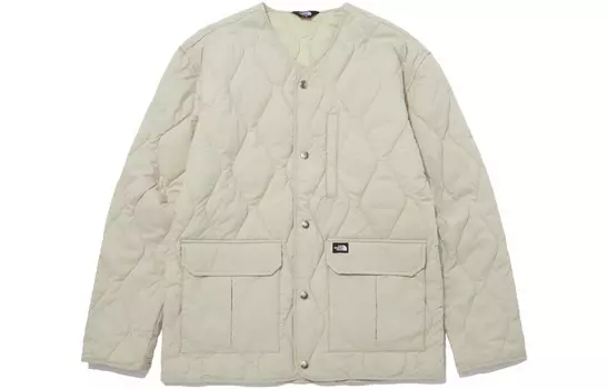 Стеганая куртка унисекс Off White The North Face, кремовый