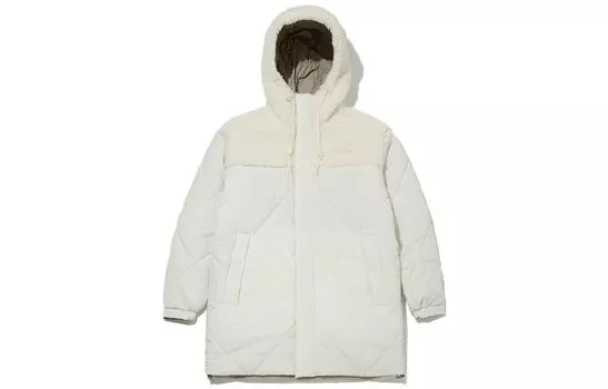 Стеганая куртка унисекс Off White The North Face, кремовый