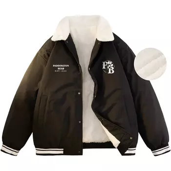 Стеганая куртка унисекс Paddington Bears, Черный