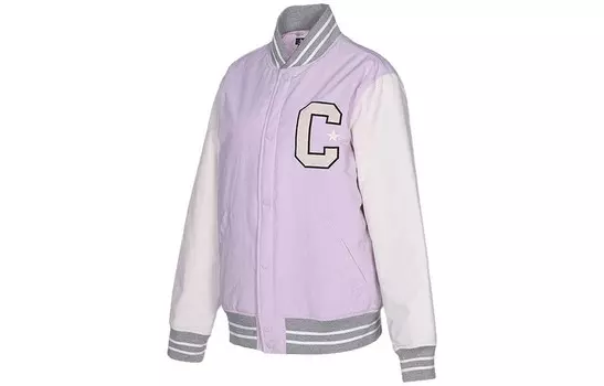 Стеганая куртка унисекс розовая Converse, розовый