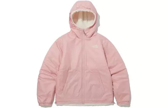 Стеганая куртка унисекс розовая The North Face, розовый