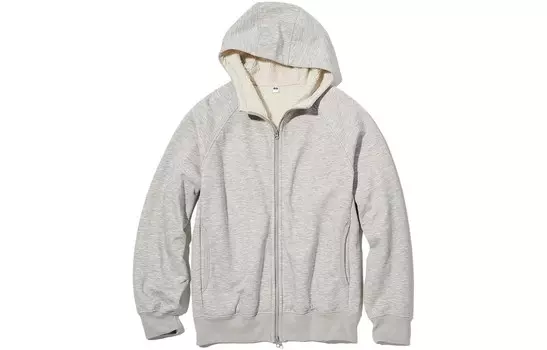 Стеганая куртка унисекс серая Uniqlo, серый