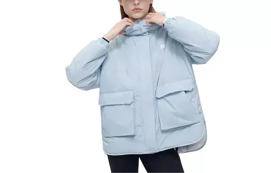 Стеганая куртка унисекс Shady Blue Fila Fusion, цвет Haze Blue