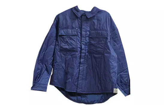 Стеганая куртка унисекс синяя Lining, синий