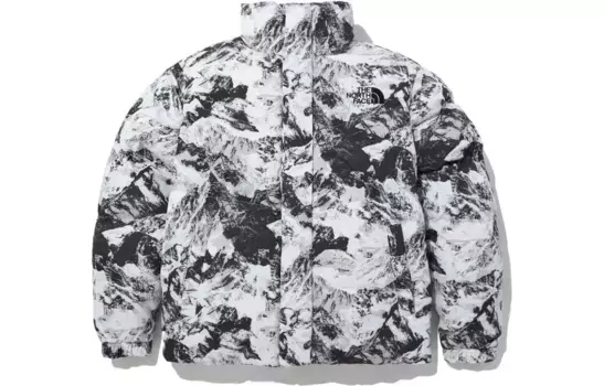 Стеганая куртка унисекс Snowy Mountain White The North Face, цвет Snow Mountain