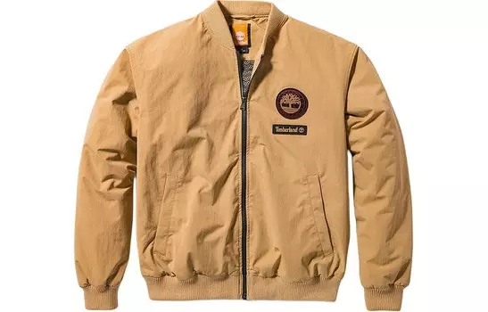 Стеганая куртка унисекс светло-пшеничного цвета Timberland, цвет Light wheat color