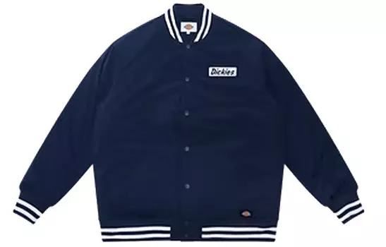 Стеганая куртка унисекс темно-синяя Dickies, темно-синий