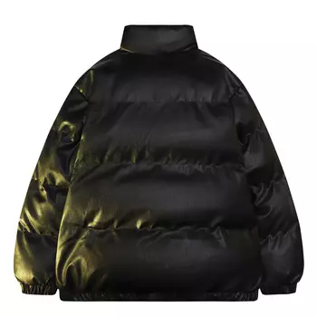 Стеганая куртка унисекс Tencent Video Doki, Черный