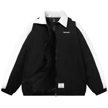 Стеганая куртка унисекс Tencent Video Doki, Черный