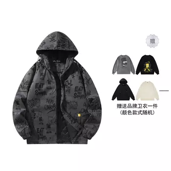 Стеганая куртка унисекс The Simpsons, Черный