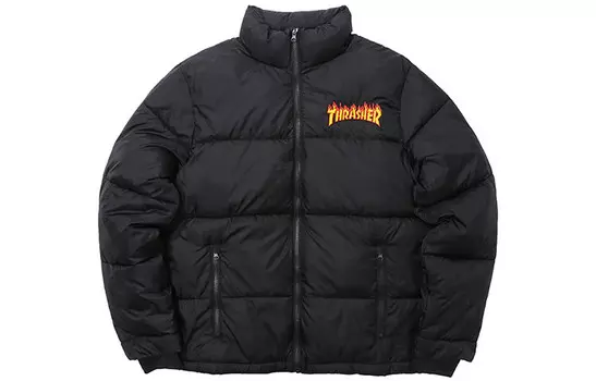 Стеганая куртка унисекс Thrasher, черный