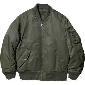 Стеганая куртка унисекс Тимьян Uniqlo, цвет Thyme
