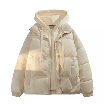 Стеганая куртка унисекс tre club, Коричневый (без крышки)